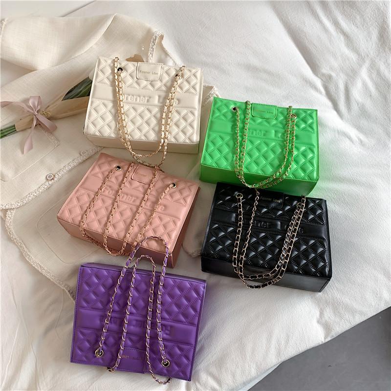 Fashion diamond handbag 2025 new summer temperament women's bag large-capacity trendy tote bag