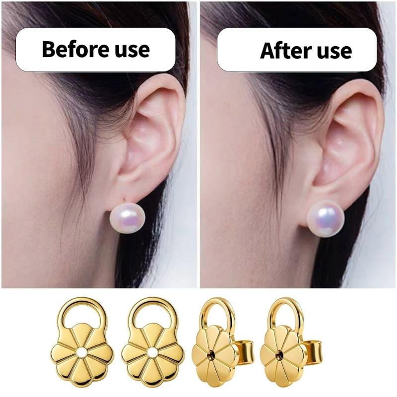 Coppers Earring Support Clip Sagging Proof Enhancer For Heavy Earrings Secure Invisible Lift Jewelry Accessories