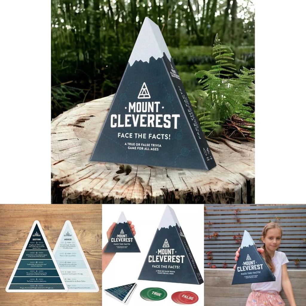 Mount Cleverest Paper Cards Modern Art Triangle Game For Creative Minds And Family Fun