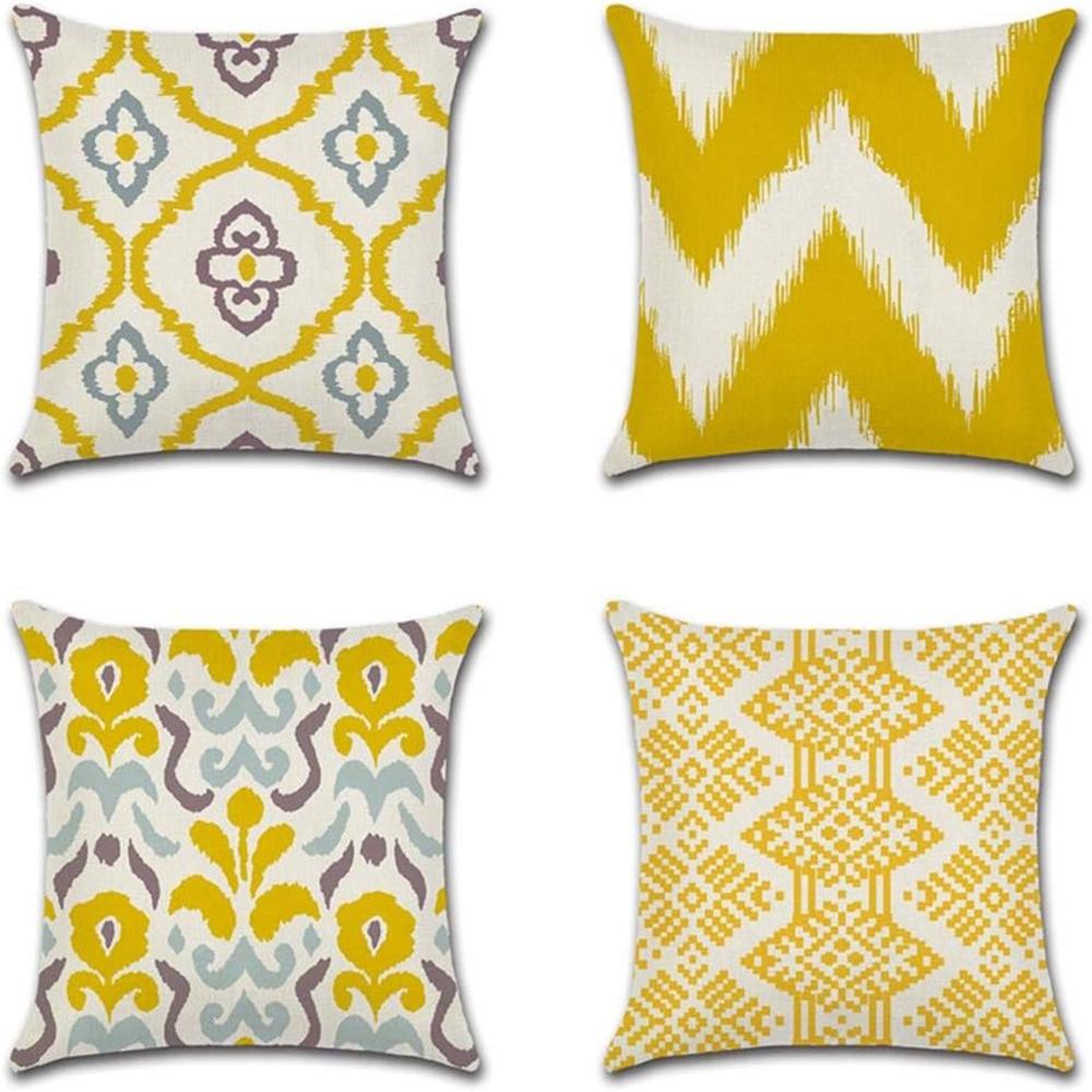 Floral and Home - Themed Pillow Covers, Cozy and Inviting DecorLiving Room Sofa Cushion Cover,  Bedroom Room Decoration