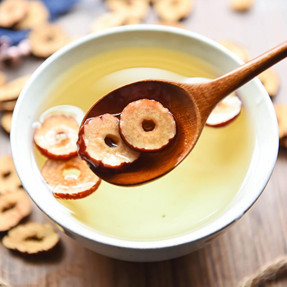 Fette di Giuggiole Essiccate Tisana Digestione Sana Frutta Foglia Larga Cinese Bevanda Naturale