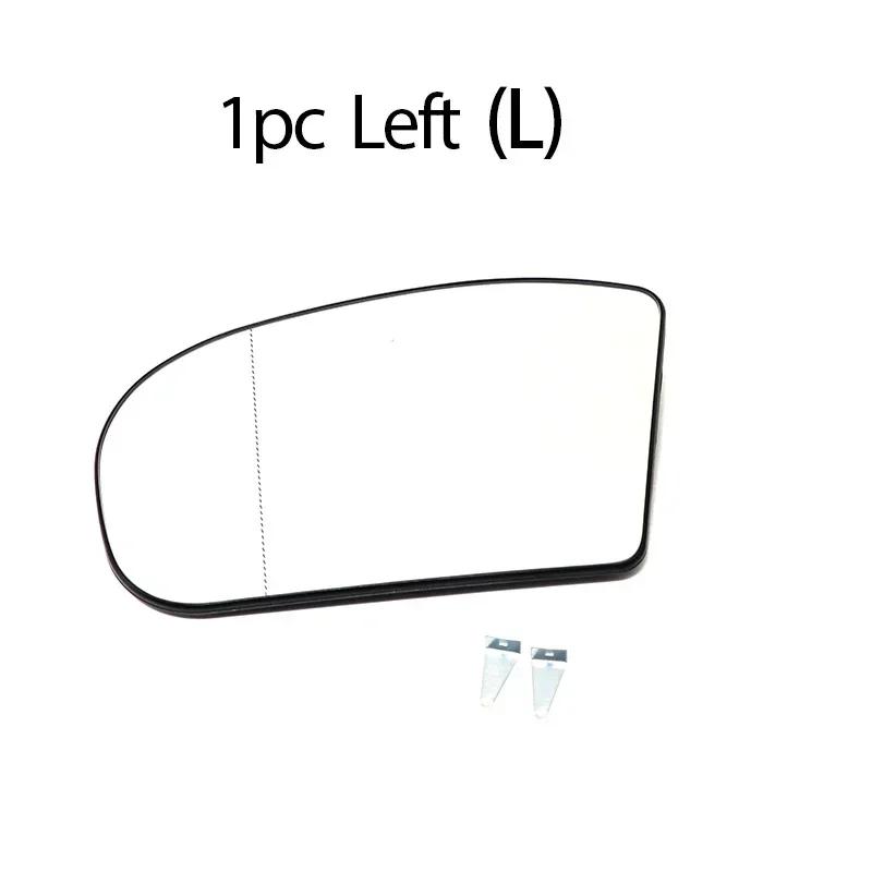 Verre de rétroviseur chauffant pour Mercedes-Benz Classe E Classe C W211 W203, côté gauche ou droit, rétroviseur large, accessoire de voiture