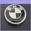 Logo Bmw Pro Skutečné Uhlíkové Vlákno Černá Stříbrná 74mm Znak Kapoty Víka Zavazadlového Prostoru