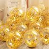 12" Transparent Sequin Confetti Balloons for Weddings, Parties & Celebrations