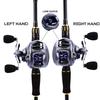 Burning Shark Baitcasting Reels 12+1 BB Carbon Fiber Drag Low Profile Casting Reel