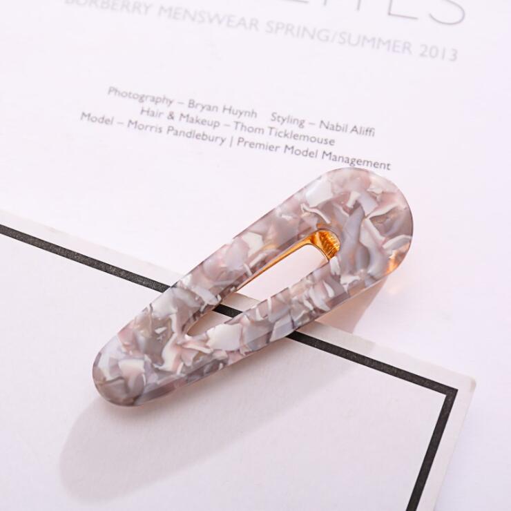 Popular Fashion Acetate Sweet Hairpins Girls Hair Clips Pin Barrette Accessories For Women Lady Hairclip Hairgrip Headwear