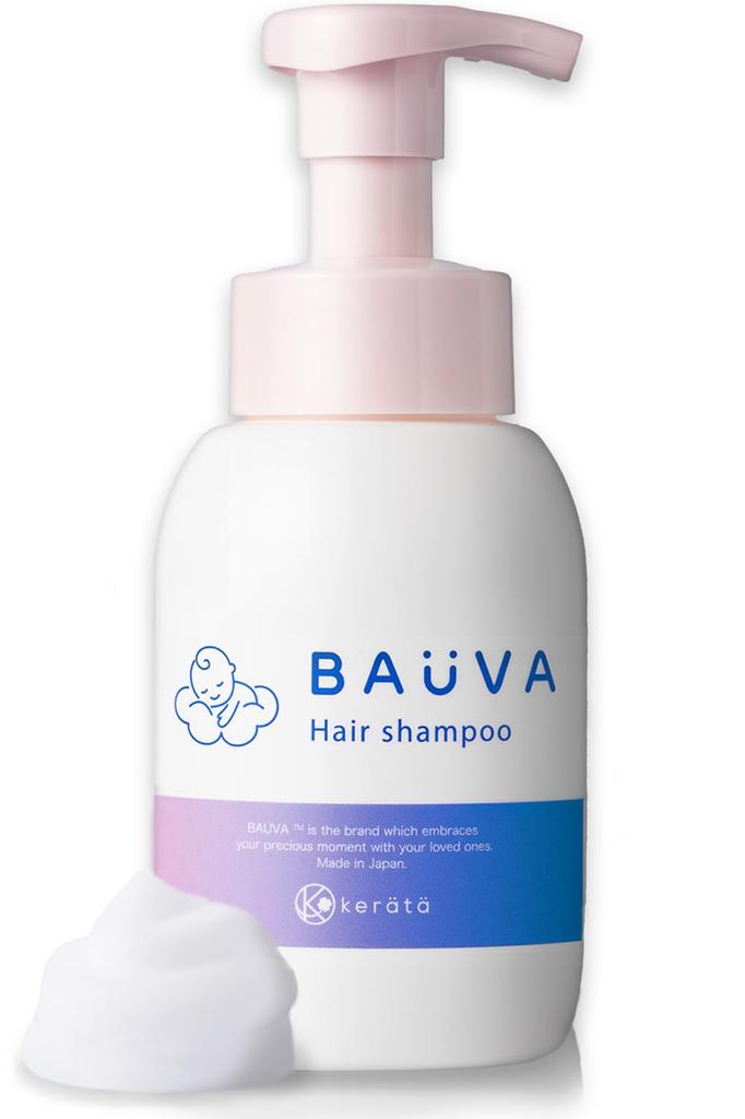 Champú denso para bebés BAUVA Desarrollado con un dermatólogo que causa manchas en los ojos durante 4 Protege y elimina la humedad Champú orgánico para el cabello del cuidado del cuero cabelludo Bebé