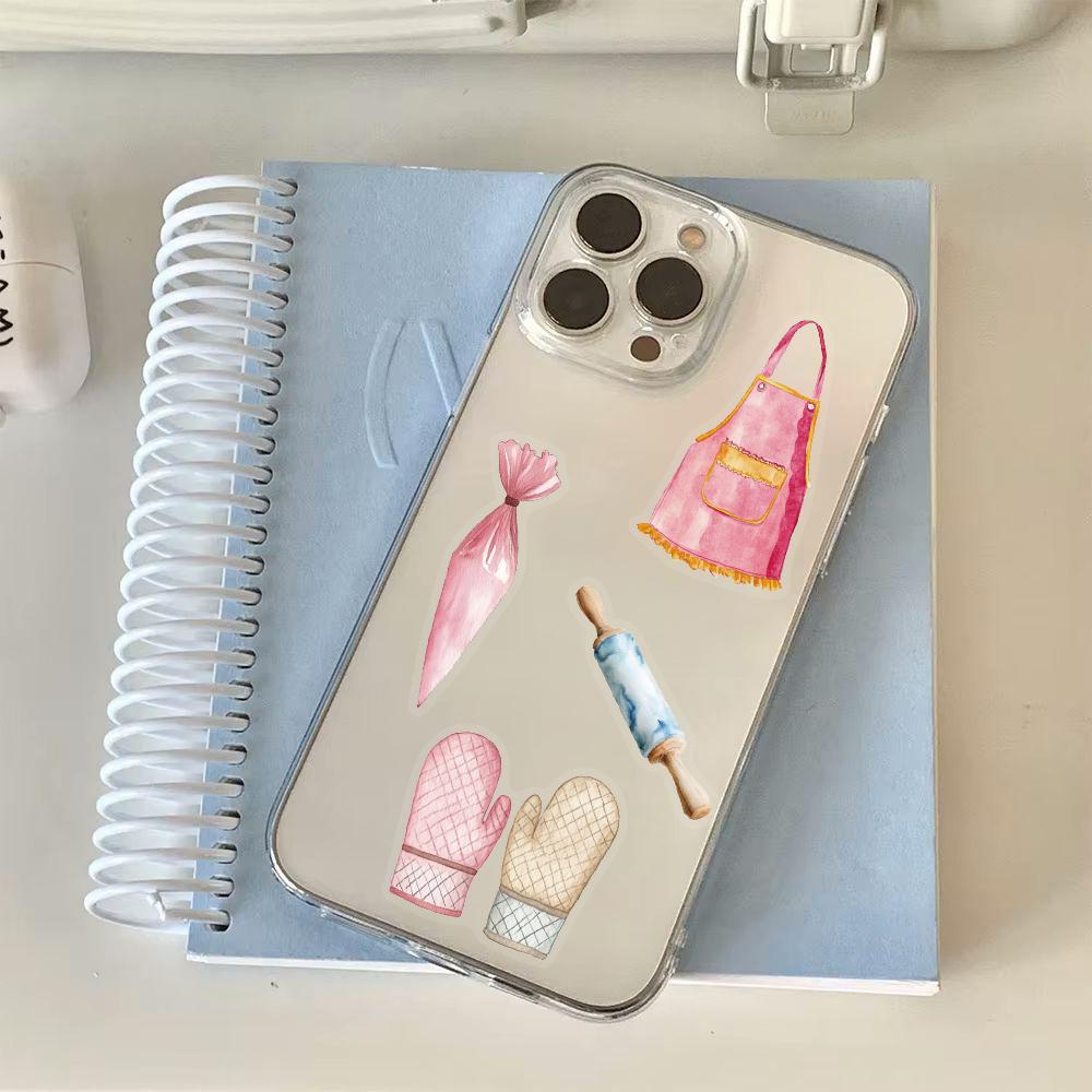 50/100PCS Baking theme Stickers Refrigerator Scrapbook Laptop Coffee Phone Stationery Cup Luggage Creative Decoration Stickers
