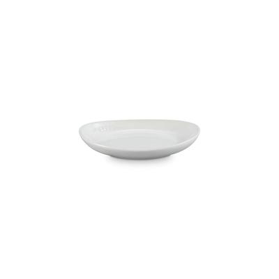 Le Creuset Plate Flora 19 Cm White Luster Heat Resistant Cold Microwave Oven Compatible Baking Dish