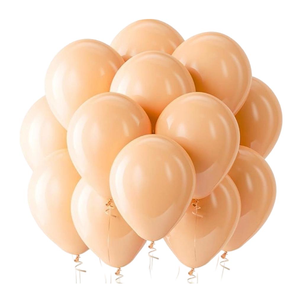 Latex Balloons, 100 Balloons Per Pack, 12-inch Round Helium Balloons, Brightly Colored, Suitable For Birthday And Party Decorations.(Sending Ribbons)