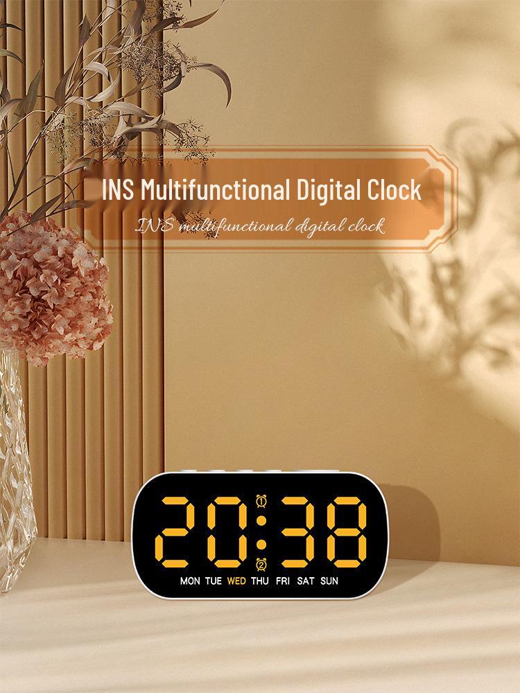 Digital LED Alarm Clock with Date | Dual Alarm & Multifuntional Design | Model 5507