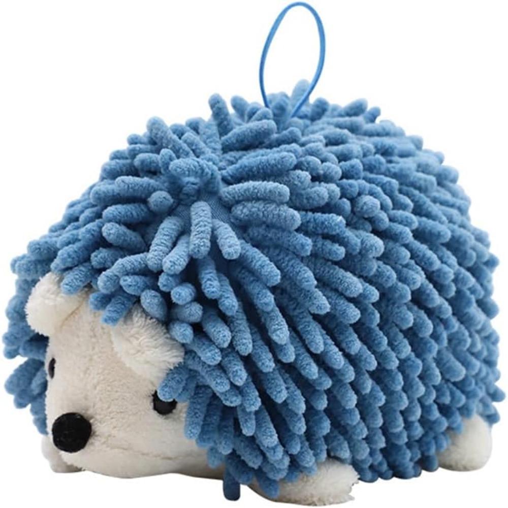 New Soft Hedgehog Chenille Hand Towel Hanging Fluffy Chenille Towel Fast Drying Super Absorbent Funny Hand Towel