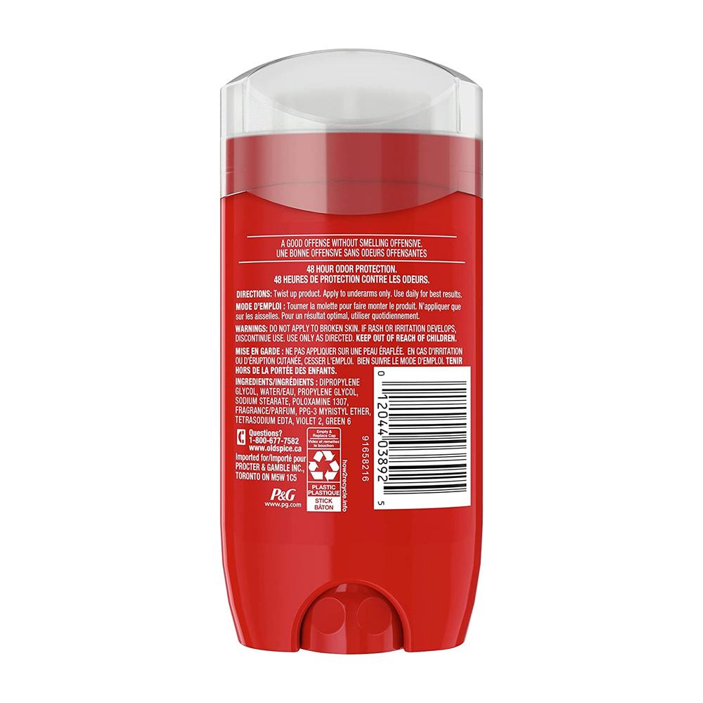 Dezodorant dla mężczyzn bez aluminium sztyft Pure Sport 48h OLD SPICE 85g