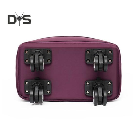 Reisegepäcktasche, Trolley-Tasche mit Rädern, wasserdicht, erweiterbar, für die Übernachtung, tragbar, zusammenklappbar, für Reisen, Einkaufen, Fitnessstudio