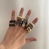 Simple Resin Ring Temperament Niche Design Versatile Daily Leisure Commuting Ring Ring