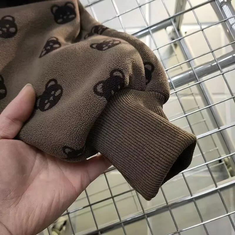 Baby Plyschbyxor Sammet Höst Vinter Pojkes Tjocka Mjukisbyxor Barn Flickors Tecknade Byxor Barns Varma Byxor Trend