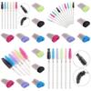 Disposable Eyelash Eye Brush With Elegant Crystal Diamond Handle And Spiral Design For Precise Makeup Application