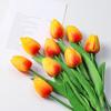 10 Pcs Artificial Tulip Flowers Faux PU Tulip Bouquet with Long Stem Real Touch Flower Arrangement for Wedding Table Centerpiece Mother's Day Spring