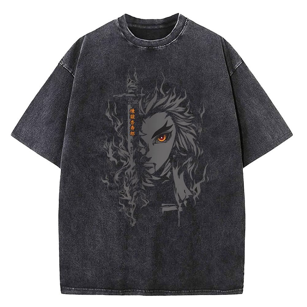 

Unisexs Japanese Anime Demon Slayer Printed Tshirt Fashionable YK Spring and Summer Wearing Unisexs and Womens Tshirts L