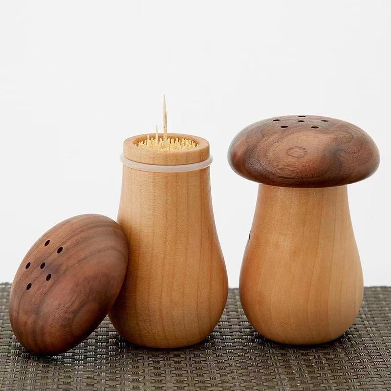 1 Pièce Créative Rétro Champignon Boîte à Cure-dents Ménage Meuble de Haute Valeur Table à Manger Exquis et Mignon Antique Chinois Ornement de Luxe Léger