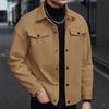 European And American Autumn And Winter Lapel Woolen Men's Jacket Casual Sports Business Jacket