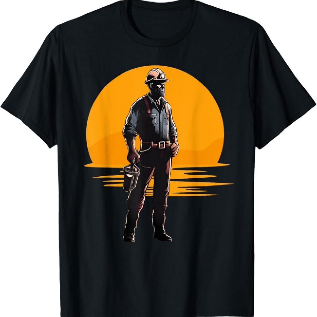 Cooler Bergmann Untertage Goldabbau Geschenk Männer Frauen Kinder T-Shirt