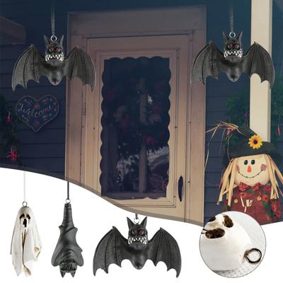 Halloween Hanging Bat Ghost Ornaments Bat Pendant Festive Home Decor Party Supplies Fine Workmanship Bat Pendant Decoration