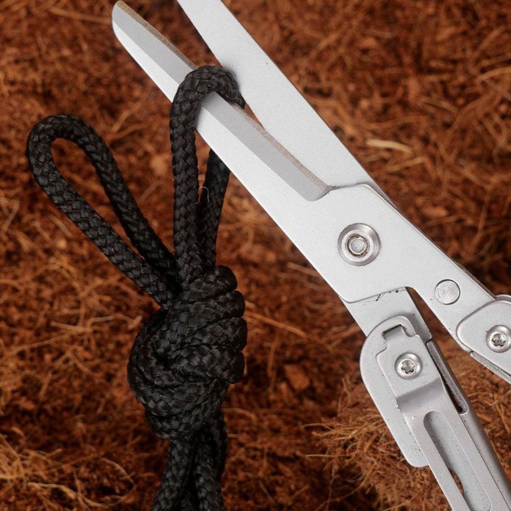 Anti-rust Folding Mini Scissors Stainless Steel Outdoor Scissors Equipment Small Scissors  Gadget