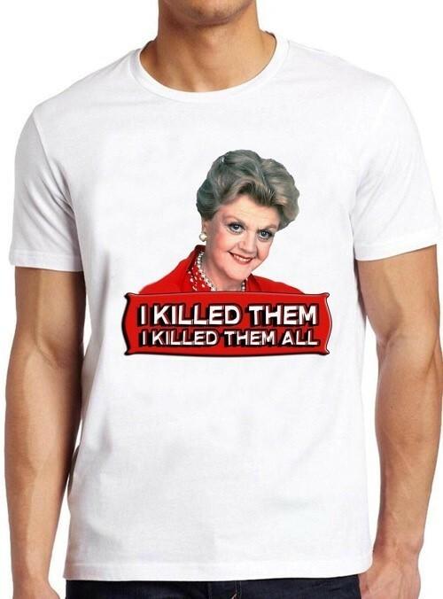 

Jessica Fletcher I Killed Them All Murder She Wrote Meme Gift Tee T Shirt Unisex T-Shirt XXXXL