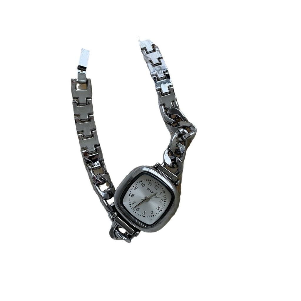 Doukou Simple Sugar Cube Bracelet Niche Light Luxury Square Watch Female Student Digital Literary And Retro Female Watch