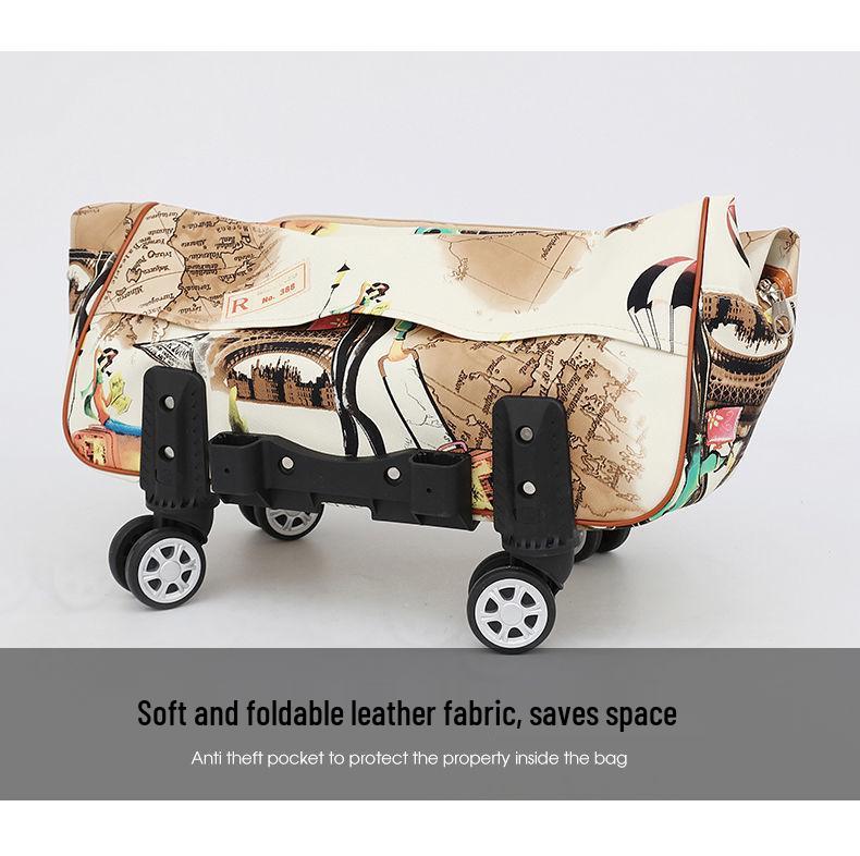 Borsa Trolley Grande Impermeabile da Donna con Ruote Universali