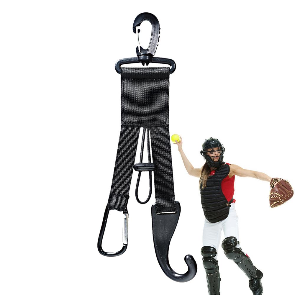 Baseball Dugout Organizer Portable Baseball/Softball Bat Hangers 3-in-1 Baseball Gear Hook Gear Hanger For Bats Hats Gloves