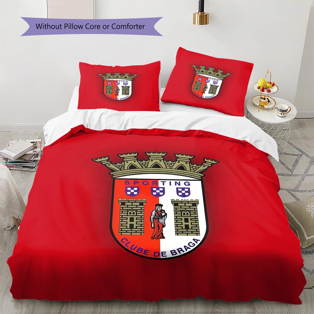 BRA logo Bedding Quilt Set Quilt Cover Pillowcase Home Decoration Birthday Gift (1 * duvet cover + 2 * pillowcase, without core)