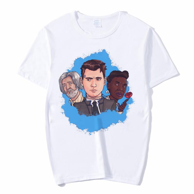 Women Detroit Become Human Women Harajuku T Shirt Unisex Skateboard Tshirt Man Clothes Streewear