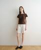 DENOAH Posie Half Pants (White)
