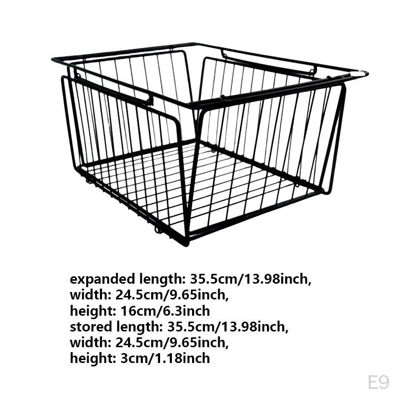 Camping Table Basket Organization Portable Compact Accessories for Storage Bin