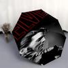 1pc ELVIS TM Automatic Open, Windproof, Compact Travel Umbrella, Gift for Birthday, Christmas, Business 93083