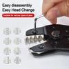 New Alloy SN Crimping Pliers Jaw SN-2546B 02C 06WF 2549 03H Crimping Pliers Jaws 48B 58B Width 4mm Crimping Terminals Jaw Slot