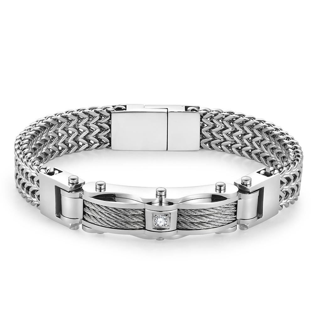 Jewelry Fashion Creative New Products Men's Stainless Steel Bracelet Couple Bracelet