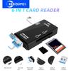 6 In 1 SD USB Type C Card Reader USB 2.0 TF/Mirco SD Smart Memory OTG Flash Drive Cardreader Adapter