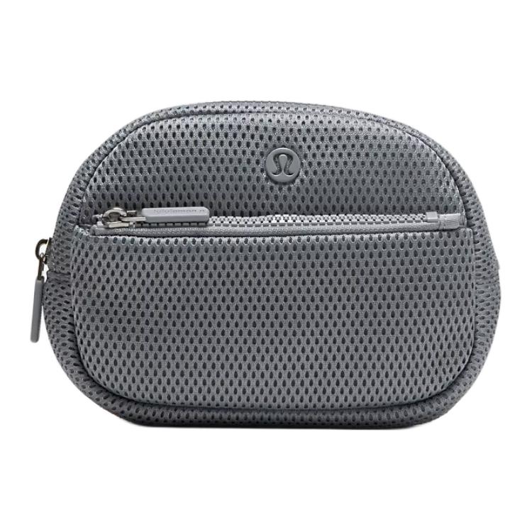 Lululemon 1L City Essentials Fashionable Versatile Recycled Polyester Clutch Mini Women clutch Gray LW9FPMS-038426 Gray