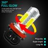 H11 7,5W LED Nebelscheinwerferlampen Lampe Tagfahrlicht 2000LM 6000K Weiß DC12V