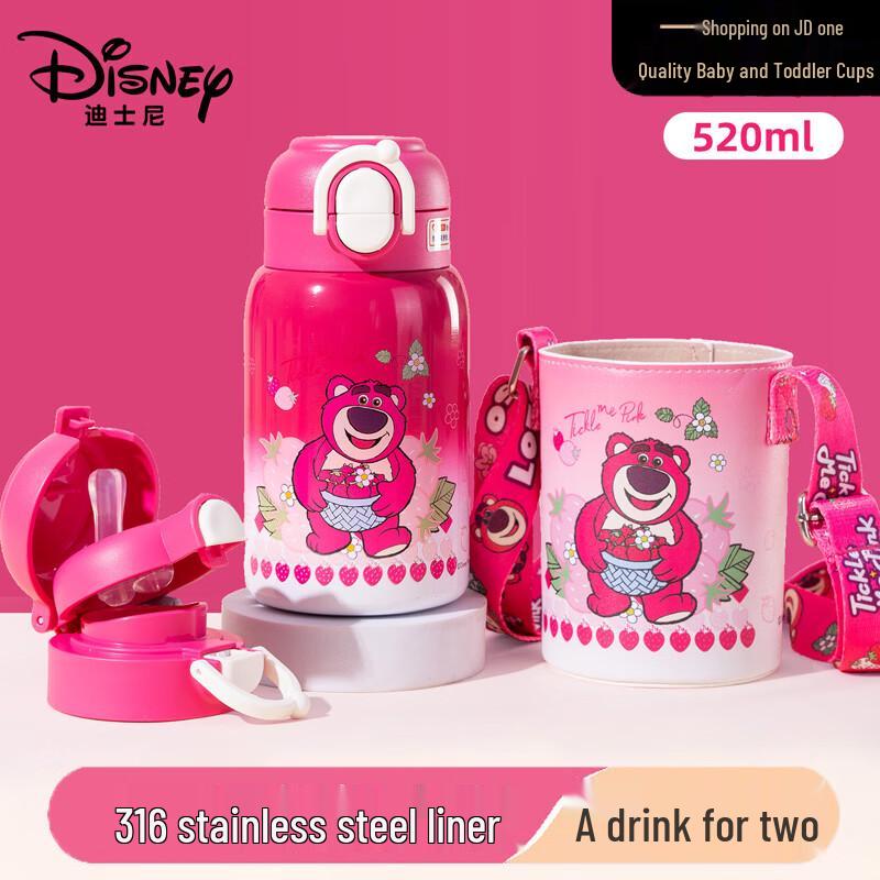 Disney Kids Insulated Dual-Drink Straw Bottle