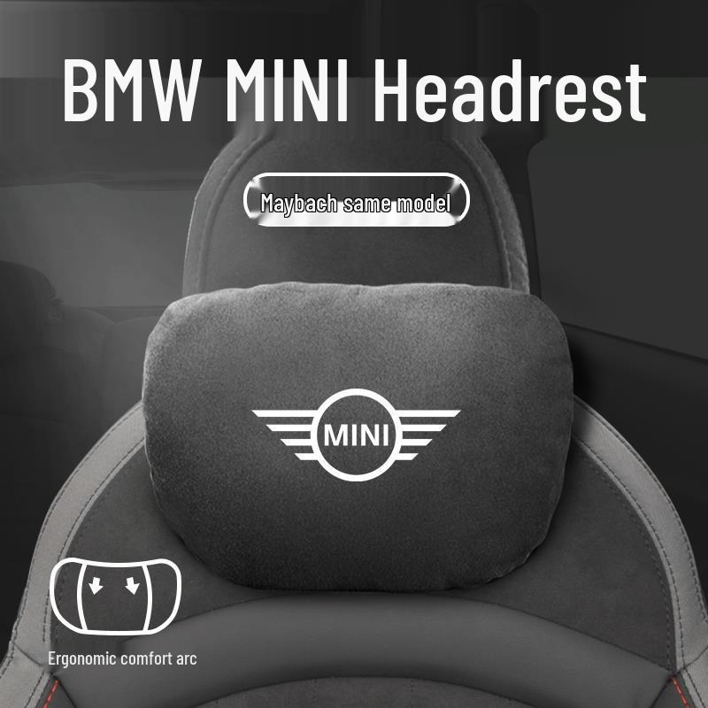 BMW Mini Headrest & Lumbar Support Pillow - Neck Protection & Interior Decoration
