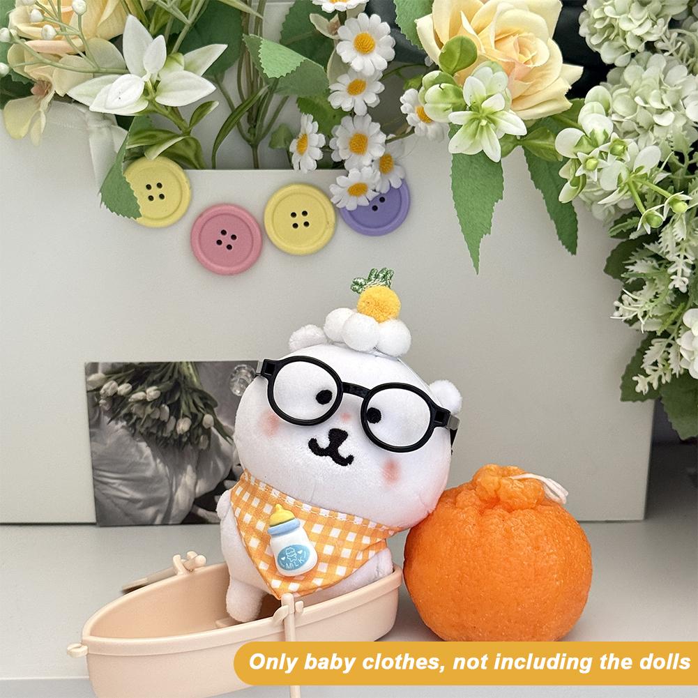 

Для 13см Куклы Медведя-шутника Модная одежда Слюнявчик Очки Одежда для куклы Подходящий по цвету Треугольный шарф Аксессуары для кукол Милое украшение Маленькая одежда 03