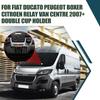 Portabicchieri Doppio per Console Centrale per Fiat Ducato Peugeot Boxer Citroen Relay Furgone Centro 2007 Scatola Portaoggetti