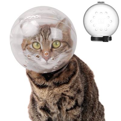 Komii Cat Pet Pet Elizabethan Space Headgear Nail Trimming Prevents Biting and Scavenging Muzzle, Mask, Collar, Muzzle, Breathable, Transparent, Aid,