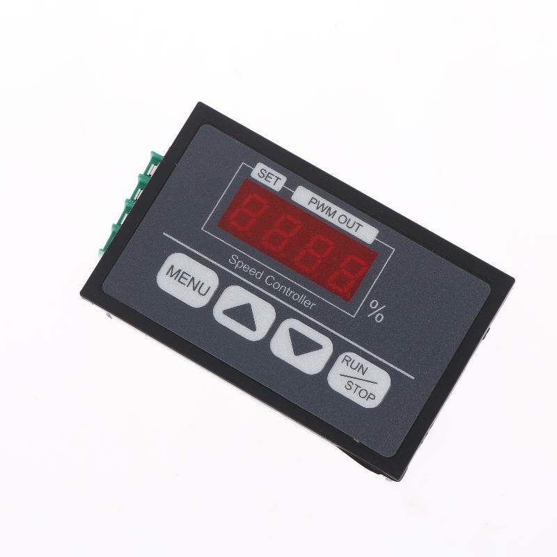 PWM Līdzstrāvas motora ātruma regulators Digitālais displejs Jaudas regulators Līdzstrāva 6-60V 30A Ātruma regulators Lēns starts Apstādināšanas regulators