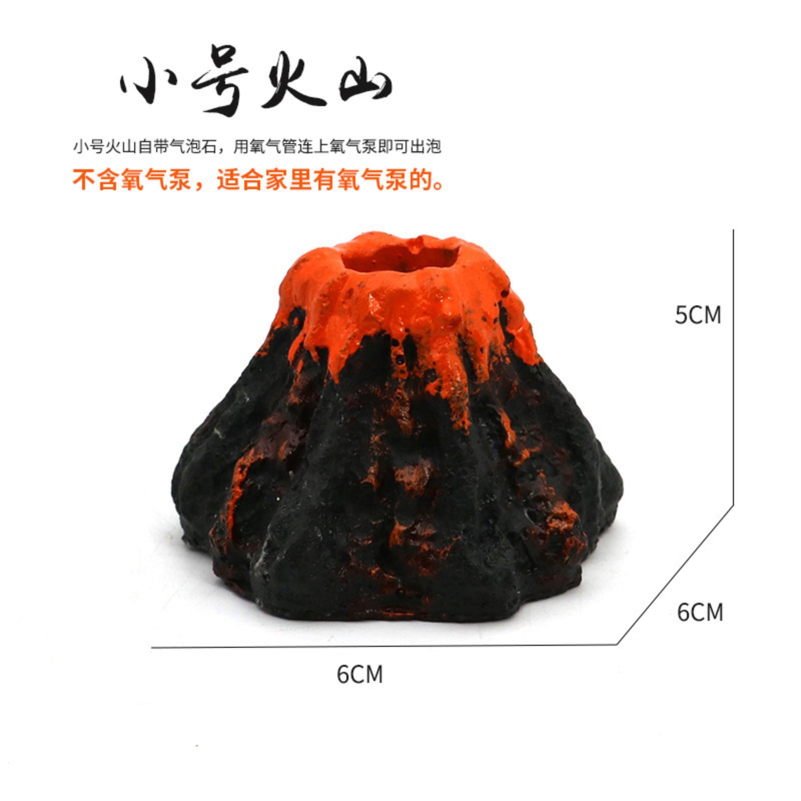 Volcano Aquarium Landscaping Decoration Stones, , Simulated Volcano One Size