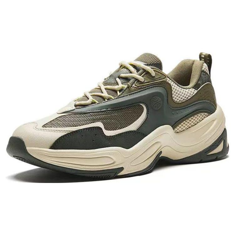 Anta Comfortable Versatile Non-Slip Wear-Resistant Low-Top Dad Shoes Men sneaker Green 112348850-13